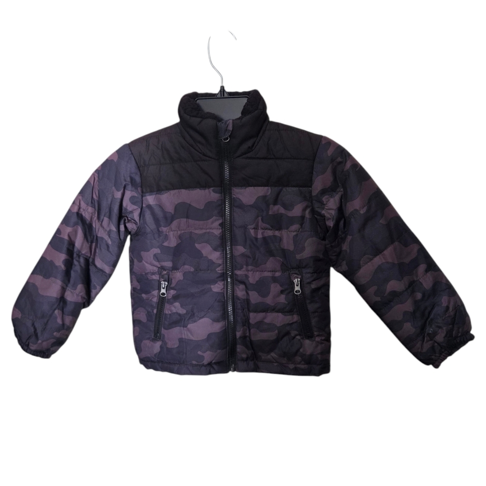 Kids Camouflage Puffer Jacket